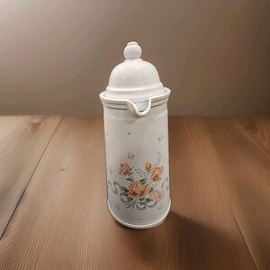 Vintage Phoenix USA Thermique Coffee Carafe Floral Grannycore Cottagecore